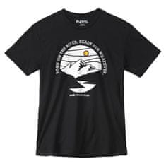 NRS Moška kr majica Born on The River, Black, S