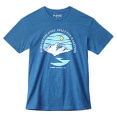NRS Moška kr majica Born on The River, Blue, M