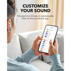 Anker Soundcore K20i brezžične slušalke, vijolične