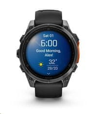 Garmin Fenix 8 pametna ura, 51mm, AMOLED, črna