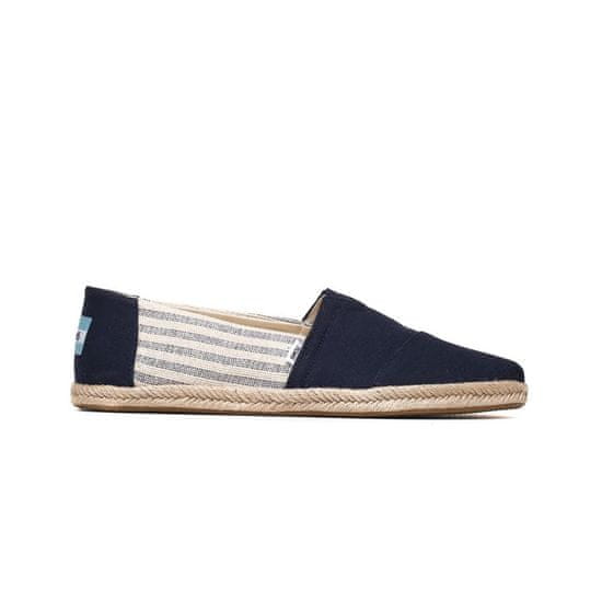 Toms Espadrilje mornarsko modra Recycled Cotton Stripes