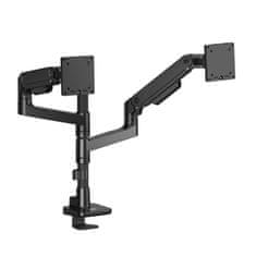 ACT AC8343 dvojna roka za monitor Office Premium s plinsko vzmetjo, nameščeno na drog do 49" (20kg)