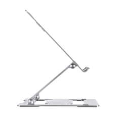 ACT AC8135 zložljivo stojalo za prenosni računalnik, aluminijasto brezstopenjsko nastavljivo višino do 15,6"