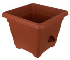 Plastia Cvetlični lonec BERGAMOT iz plastike s samopreskrbo 40x40x32cm