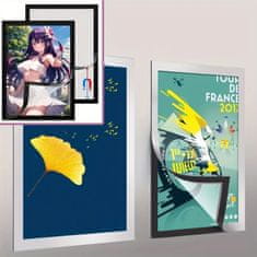 HOME & MARKER® Komplet okvirjev za fotografije, ki se prilegajo vsakemu dekorju (5 kosov) | FRAMEMAG Srebrna