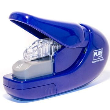 PLUS Spenjač brez sponk 6-listni - moder