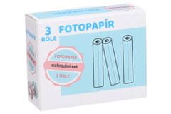 Nadomestni fotografski papir 3 zvitki za W040036, W040037, W040078