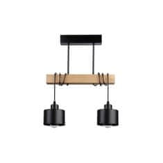 master LED Viseča svetilka 2xE27 za LED IP20 ELZA jeklo/les