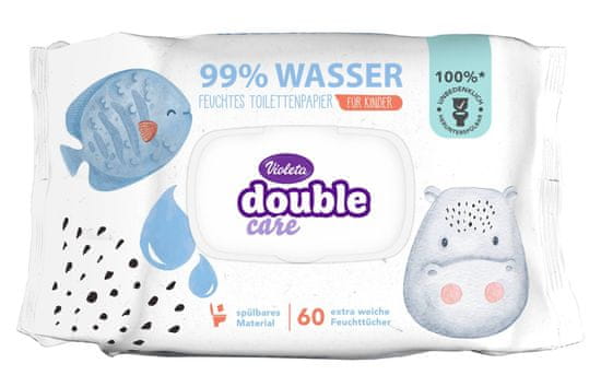 Violeta Water Care vlažni toaletni papir, 960 robčkov