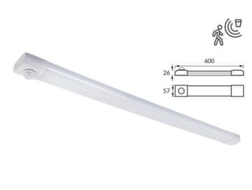Ideus LED linearna svetilka 60cm 18W 4000K 2410lm IP20 s senzorjem