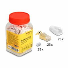 Delock RJ45 konektor CAT.7 SFTP (25/pak) 67018