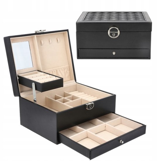 Korbi Škatlica za nakit, eleganten organizator za drobnarije, C5