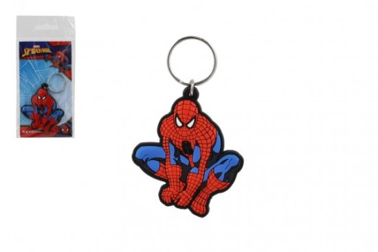 MARVEL Ključavnica / obesek za ključe Spiderman sedeča guma 6cm