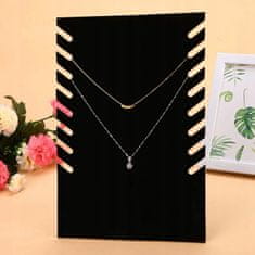 Korbi Razstavni eksponent za nakit, doprsno stojalo za ogrlice in obeske, elegantno D7