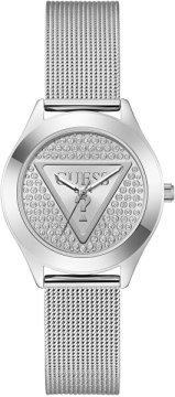 Guess Ladies Silver Tone Analog Watch GW0835L1