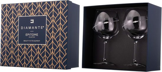 Diamante Set kristalnih kozarcev za Gin s Swarovski kristali