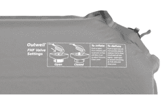 Outwell Sleepin Double blazina, 183 x 128 x 3 cm