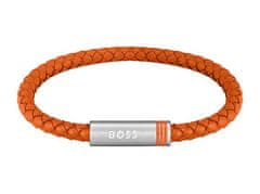 Hugo Boss Elegantna usnjena zapestnica Ares Single 1580625