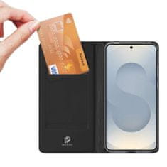 Dux Ducis Skin Pro knjižni ovitek za Samsung Galaxy S25 Edge, črna