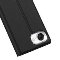 Dux Ducis Skin Pro knjižni ovitek za iPhone 16e, črna