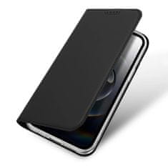 Dux Ducis Skin Pro knjižni ovitek za iPhone 16e, črna