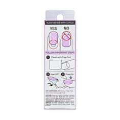 KISS Samolepilni žeblji IMPRESS Color Nails (Take A Chance) 30 kos