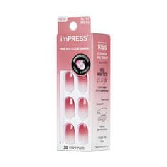 KISS Samolepilni žeblji IMPRESS Color Nails (Beat The Heat) 30 kos