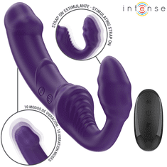 Intense STRAP-ON Intense Fun Jill Remote Control Purple
