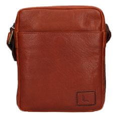 Lagen Moška usnjena crossbody torba