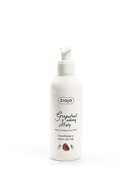 Ziaja Vlažilna krema za roke grenivka z meto (krema za roke) 200 ml