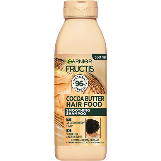 Garnier Gladilni šampon za neukrotljive lase Hair Food Kakavovo maslo (šampon) 350 ml