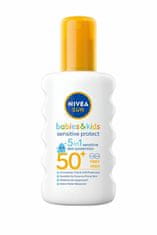 Nivea Sun Kids Spray SPF 50+ (Sensitive Protect &amp; Care Sun Spray) 200 ml