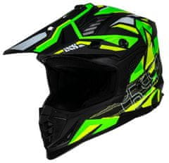 iXS Motocross čelada iXS363 2.0, rumena/zelena