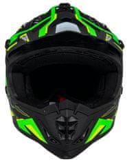 iXS Motocross čelada iXS363 2.0, rumena/zelena