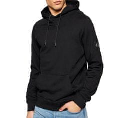 Calvin Klein Športni pulover črna 192 - 193 cm/XL Monologo Sleeve