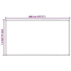 Vidaxl Preproga za šotor 250x400 cm bež