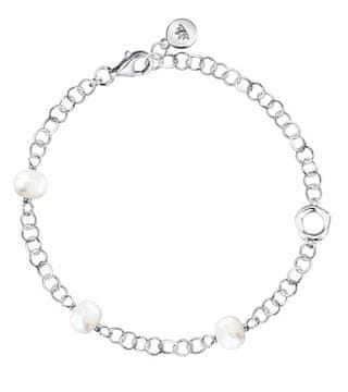Morellato Modna srebrna zapestnica s sladkovodnimi biseri Perla SXU49