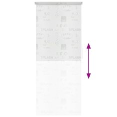 Vidaxl Rolo zavesa za prho 120x240 cm splash