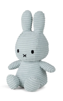  Bon Ton Toys Miffy ECO Corduroy zajček mehka igrača, 23 cm, Soft Jade