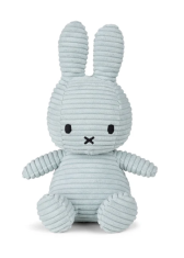 Bon Ton Toys Miffy ECO Corduroy zajček mehka igrača, 23 cm, Soft Jade (947)