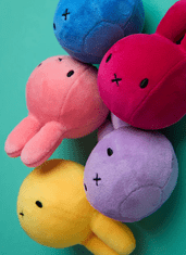 Bon Ton Toys Miffy Squish Ball zajček, 9 cm, rumen (949)