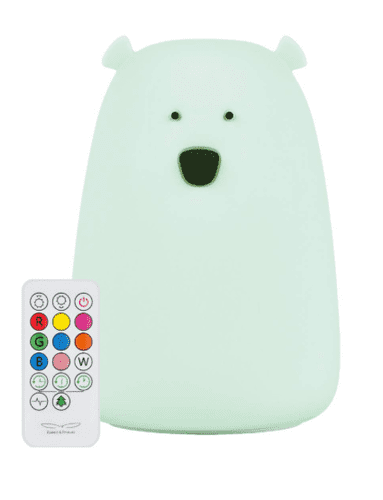  Rabbit & Friends mehka lučka, medvedek, svetlo zelen, USB-C  
