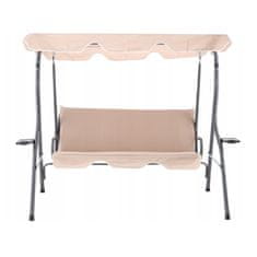 Aga Vrtna gugalnica 170x110x153 cm Bež