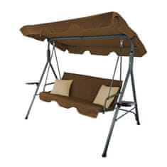 Aga Vrtna gugalnica 170x118x153 cm Rjava