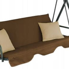 Aga Vrtna gugalnica 170x118x153 cm Rjava