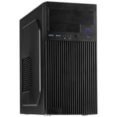 Inter-tech IT-6521 Straight microATX črno ohišje