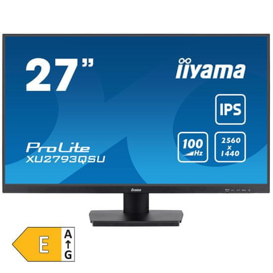 iiyama ProLite XU2793QSU-B7 68,5cm (27") QHD IPS 100Hz DP/HDMI zvočniki monitor