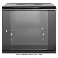 Intellinet 19'' 9U 570x450 črna zidna komunikacijska omara