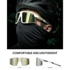 Outdoor master Športna sončna očala Hawkview X182 White with Gold Polarized Lens