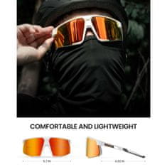 Outdoor master Športna sončna očala Hawkview X182 White/Red Polarized Lens